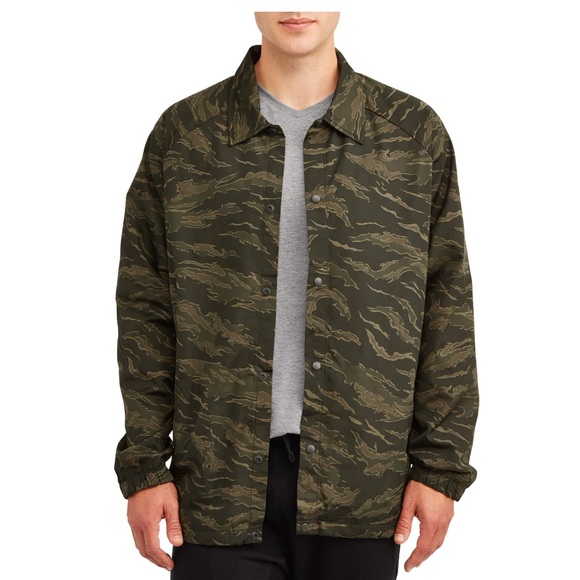 NWT no boundaries mens coaches jacket camo print size XL - Picture 3 of 7